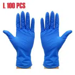 100PCS Food Plastic Safe Gloves S/M/L Disposable Gloves For Restaurant Kitchen Eco-friendly Food Gloves Fruit Vegetable Gloves color: beige|Champagne|Blue  New Arrivals 2020 Fight Coronavirus