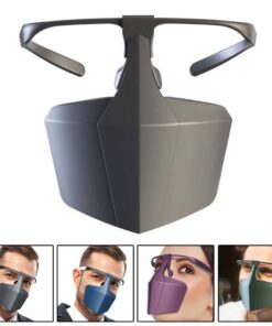Anti-fog Splash-proof Dust-proof Face-protective Cover Anti Saliva Reusable Anti Glasses Mist Outdoor Travel Personal Protection color: Purple|Black|Blue|Green  New Arrivals 2020 Fight Coronavirus Face Masks Best Sellers
