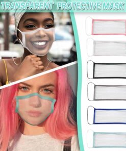 Trasnparent Face Mask For Adults color: Light blue|Pink|Gray with 2 Filters|Black|Blue|White  New Arrivals 2020 Fight Coronavirus Face Masks Best Sellers Clearance