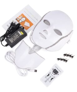 Foreverlily 7 Colors Light LED Facial Mask With Neck Skin Rejuvenation Face Care Treatment Beauty Anti Acne Therapy Whitening 1ef722433d607dd9d2b8b7: Belgium|China|United States  face Mask NEW Uncategorized