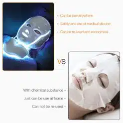 Foreverlily 7 Colors Light LED Facial Mask With Neck Skin Rejuvenation Face Care Treatment Beauty Anti Acne Therapy Whitening 1ef722433d607dd9d2b8b7: Belgium|China|United States  face Mask NEW Uncategorized
