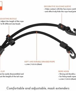 Mask Extender Anti-tightening Ear Protector Holder Mask Ear Rope Extenders Adjustment Buckle Black color: 1Pc Style A|1Pc Style B|2pcs Style A Style B|4Pcs Style A|4Pcs Style B|Style A Style B  New Arrivals Uncategorized Coronavirus Protective Gear Best Sellers Clearance