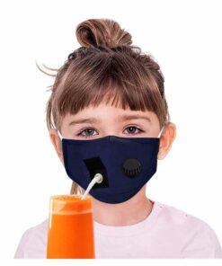 Day Care And Kinder-KKGarden. Wholesale Masks Kids Boys Girl Dustproof Drinking Breather Face Mask Hole Straw Halloween Cosplay Mondkapjes Wasbaar Mascarillas color: Hot Pink|Navy Blue|Red|Gray with 2 Filters|Black|Blue  New Arrivals Protection Against COVID-19 Safest Face Masks For Kids Best Back to School Face Masks For Kids Best Sellers