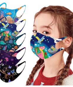 Day Care And Kindergarden. 5pcs Mask Mascarillas Non Wove Children's Mask Anti-dust Earloop Mouth Mask Realistic Mascara Kids Mask Halloween Cosplay Маска color: 5PCS|5pcs|5pcs|5pcs|5pcs|5pcs|5pcs|5pcs