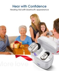 More Glory Mini Invisible Digital Hearing Aid With Charging Box, Suitable For Loudspeakers With Moderate To Severe Hearing Loss color: 1pcs|2pcs  New Arrivals Uncategorized