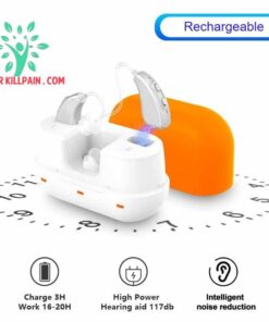 Rechargeable Intelligent Hearing Aid Amplifiers color: White  New Arrivals Best Sellers Clearance