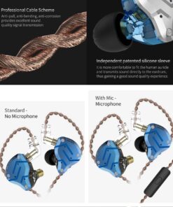 KZ ZS10 Pro Noise Cancelling Earphones 4BA+1DD Hybrid 10 driver Units HIFI Bass Earbuds in ear Monitor Metal Headset color: ZS10 Pro Black Mic|ZS10 Pro Black NoMic|ZS10 Pro Blue Mic|ZS10 Pro Blue No Mic|ZS10 Pro Purple Mic|ZS10Pro Purple NoMic|ZS10ProGlareblueMIc|ZS10ProGlareblueNoMi|ZS10ProGlareGoldMic|ZS10ProGlareGoldNoMi  Best Hearing Aids In 2022 New Arrivals Best Sellers