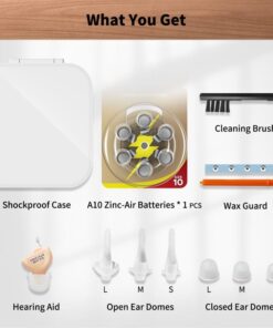 Best Hearing Aids Digital 4/6/8 Channels Invisible Hearing Aid CIC Listening Devices Hearing Assist Sound Amplifier Audífonos color: T23 Left ear|T23 Right ear|T25 Left ear|T25 Right ear|T27 Left ear|T27 Right ear  New Arrivals Uncategorized Best Sellers