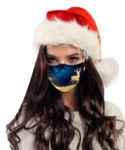 Christmas Deer Disposable Mask Face Mask Adult Halloween Mouth Mask Cute Disposable Masks Woman Mascarillas Desechables Mujer color: A|B|C|D|E  Face Masks For Adults New Arrivals Protection Against COVID-19