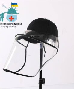 Attachable Clear Face Cover For Hats color: Beige Face Shield|Black Face Shield|Blue Face Shield|Blue Face Shield 2|Red Face Shield|Yellow Face Shield  New Arrivals Protection Against COVID-19 Face Masks & Face Shields Face Shields Face Shields For Adults Best Sellers