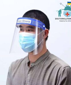 Clear Face Shield color: Face Shield  New Arrivals Protection Against COVID-19 Face Masks & Face Shields Face Shields Face Shields For Adults Best Sellers