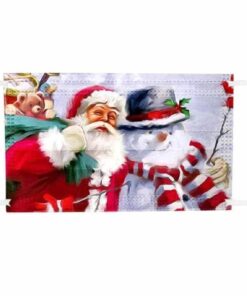 Cute Disposable Christmas Face Masks (10 Masks) color: A|B|C|D|E|F|G|Rudolph|Rudolph 2|Santa|Santa&Rudolph|Santa&Snowman|Snowman|Spheres  New Arrivals Protection Against COVID-19 Face Masks & Face Shields Face Masks Face Masks For Adults Best Sellers