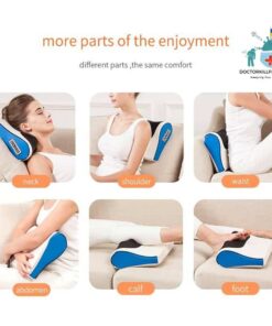 Electric Heated Pillow Massager color: Four-button black|Four-button blue|Four-button gold|mini version|six-button black|six-button gold  New Arrivals As Seen On TV Best Sellers