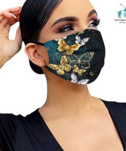 Elegant Shiny Butterflies Disposable Face Masks For Women (50 Masks) color: A 50PCS|B 50PCS|C 50PCS|D 50PCS|E 50PCS|F 50PCS  New Arrivals Protection Against COVID-19 Face Masks & Face Shields Face Masks Face Masks For Adults Best Sellers