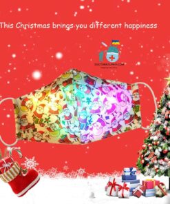 Face Mask With Christmas Lights color: A|B|C|D|E|F|G  New Arrivals Protection Against COVID-19 Face Masks & Face Shields Face Masks Face Masks For Adults Best Sellers