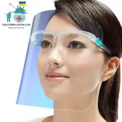 Face Shield Glasses color: As photo shows  New Arrivals Protection Against COVID-19 Face Masks & Face Shields Face Shields Face Shields For Adults As Seen On TV Best Sellers