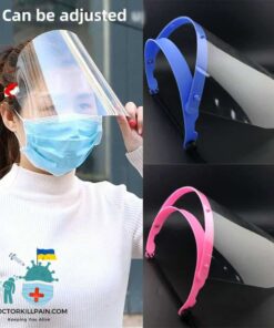 Flip-Up Face Shield color: Pink|Blue  New Arrivals Protection Against COVID-19 Face Masks & Face Shields Face Shields Face Shields For Adults Best Sellers