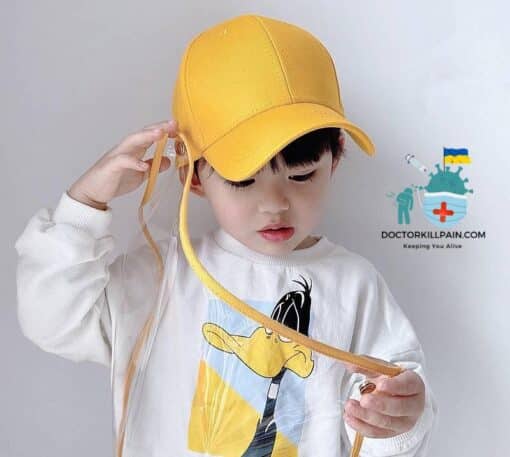 Hat With Large Protective Face Shield For Kids color: Black|Blue|White|Yellow  New Arrivals Protection Against COVID-19 Face Masks & Face Shields Face Shields Face Shields For Kids Best Sellers