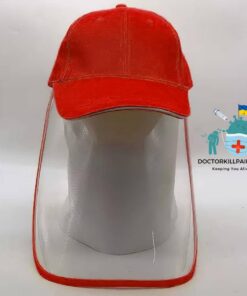 Hat With Soft Removable Face Shield color: Orange|Red|Black|Blue|White|Yellow  New Arrivals Protection Against COVID-19 Face Masks & Face Shields Face Shields Face Shields For Adults Best Sellers