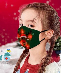Light Up Christmas Face Masks For Kids color: A|B|C|D|E|F  New Arrivals Protection Against COVID-19 Face Masks & Face Shields Face Masks Safest Face Masks For Kids Best Back to School Face Masks For Kids Best Sellers