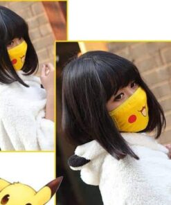 Pokémon Pikachu Face Mask Gender: Unisex  New Arrivals Protection Against COVID-19 Face Masks Face Masks For Adults Safest Face Masks For Kids Best Back to School Face Masks For Kids Best Sellers