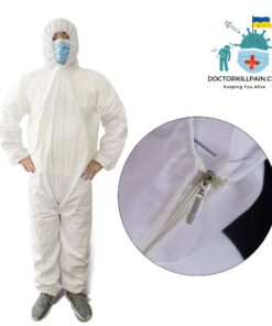 Premium Disposable Protective Suit Special Features: Dr. Kill Pain Isolation Clothing  New Arrivals Protection Against COVID-19 Protective Suits & Clothing Best Sellers