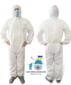 Premium Disposable Protective Suit Special Features: Dr. Kill Pain Isolation Clothing  New Arrivals Protection Against COVID-19 Protective Suits & Clothing Best Sellers