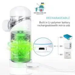 USB Rechargeable Mini Nebulizer Inhaler Brand: Dk. Kill Pain  New Arrivals Protection Against COVID-19 Best Sellers