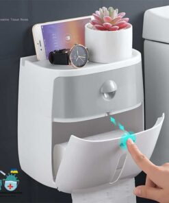 Waterproof Multiuse Plastic Holder For Bathroom color: White  New Arrivals Best Sellers Clearance