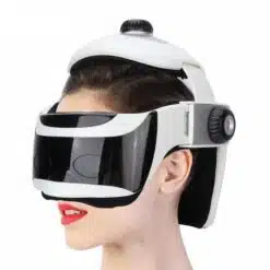 Wireless Hot Compress & Acupuncture Headache Reliever with Eye Massager color: White  New Arrivals As Seen On TV Pain Relief Eye Pain Relief Headache Relief Skin Care Best Sellers