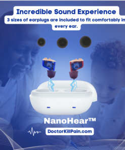 NanoHear™️ Small Affordable Hearing Aids For Moderate to Severe Hearing Loss color: Skin|Blue/Red|Black  New Arrivals Best Affordable Hearing Aids