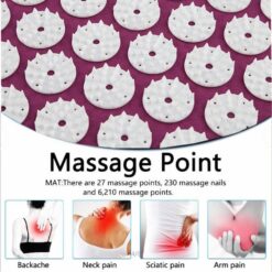 Yoga Massage Mat Acupressure Relieve Stress Back Cushion Massage Yoga Mat Back Pain Relief Needle Pad With Pillow 1ef722433d607dd9d2b8b7: China  Pain Relief Back Pain Relief